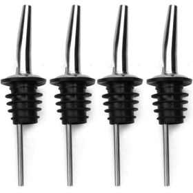 Resim E&D Collection Orret Home 2 Adet Paslanmaz Çelik Yağdanlık Ucu,Bar,Restorant,Cafe Ev İçin Yağdanlık Ve Şişe Tıpası 