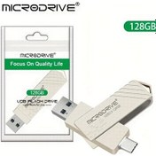 Resim Wangxi Microdrive 3.0 Tip-c Usb Flash Bellek Gümüş 128 Gb 360 Derece Dönebilir Yüksek Hızlı Veri Transferi Anahtarlıklı 