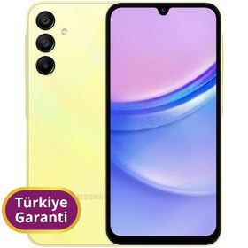 Resim Samsung A15 TR Garanti | 256 GB 8 GB Sarı 