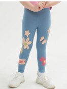 Resim Kiki Junior Kız Çocukları İçin Baskılı Tayt 439719937 Mavi 