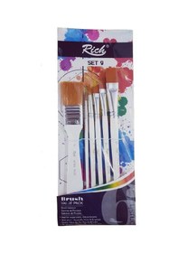 Resim Rich 6'Lı Fırça Seti - Set 9 