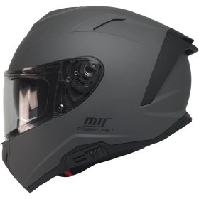 Resim Motoanl Motosiklet Kaskı Full Face Double Güneş Vizörlü ECE 22.06R Motor Kask Matt Grey 