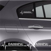 Resim Genel Markalar RR Daihatsu Yrv İçin Uyumlu Aksesuar Oto Ritim Sticker 2 Adet 20*9 Cm 