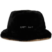 Resim TJW LINEAR FUR BUCKET HAT Siyah Kadın Şapka Tommy Hilfiger
