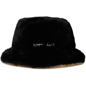 Resim TJW LINEAR FUR BUCKET HAT Siyah Kadın Şapka 