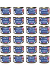 Resim Schesir Ton Ve Ringa Balıklı Tam Ve Dengeli Broth Pişirme Suyunda Kedi Konservesi 85 Gr. X 24 Adet 