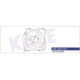 Resim Kale 051857002 - Fan Grubu Davlumbazlı Renault Clıo Iıı Ac Fan G 