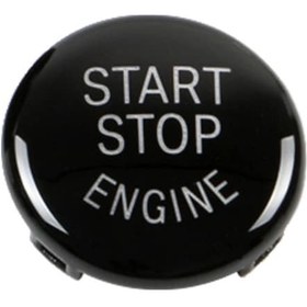 Resim Yuntech01 Bmw E Platformu İçin Abs Motor Başlatma Düğmesi Kapağı Durdurma Yok - Siyah Kırmızı/mavi Seçenekli + Yapışkan Kil - Rrx-bmw-026 