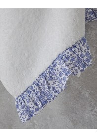 Resim English Home Pure Flowers Pamuklu Yüz Havlusu 50x80 Cm Ekru Ekru 