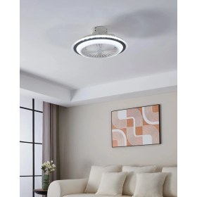Resim Eglo 35141 "albufeıra" 50 cm Çapında Abs Tavan Vantilatörü Ac Motor 