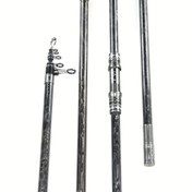 Resim Ultra Sert Uzun Atış Kamışı | Buz Tanesi Desenli | Karbon Fiber Teleskopik Plaj ve Deniz Balıkçılığı Kamışı | Çıkarılabilir Makara Yuvası | Ekstra Uzun Atış Kamışı 3.6m/11.81ft, 3.9m/12.80ft, 4.2m/13.78ft, 4.5m/14.76ft | Tuzlu Su Büyük Balık ve Tatlı Su Sazan Balıkçılığı İçin İdeal, Uzun Mesafe 