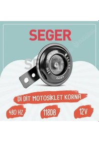 Resim Seger M25 Didit Motorsiklet Kornası 12V 480 Hz 118 Db 