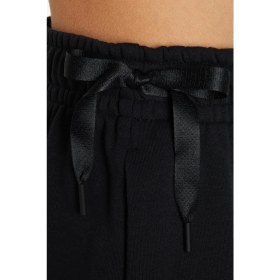 Resim Nike Sportswear High Rise Loose Fit Fleece Dance Shorts Kadın Fransız Havlu Kumaş Bol Kesim Şort Siyah 