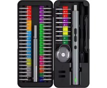 Resim Uf Tools KS-882058 58 Parça Mini Lithiumbattery Akülü Tornavida Dıy Uçlu 