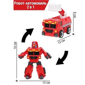 Resim Handers Lego'da Çocuklar İçin Robot Dönüşen Araba Oyuncakı 164272612 Kırmızı 