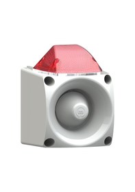 Resim Mesan Endüstriyel Led Işıklı Siren Gri Gövde 14-24vdc Ms 3050.1.11.14-30vdc 