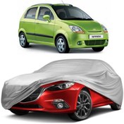 Resim CoverPlus Chevrolet Spark Araba Brandası Miflonlu Branda Oto Çadır Örtü 2005-2009 