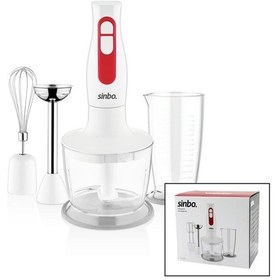 Resim Turbo El Blender Seti Doğrayıcı- Mikser- Blender 2 Kademe Hız 600ml Hazne - 700ml Ölçü Kabı Shb-3100s 3731 