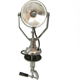 Resim SomayStore Tekne Projektör Yuvarlak 12v Paslanmaz Krom 