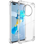 Resim Huawei Mate 40 Pro Kılıf Shock Absorbing Şeffaf Microsonic