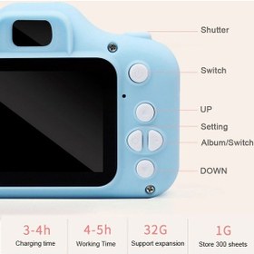 Resim Trendooze Springsun Çocuklar İçin X2 Mini Dijital Kamera Fotoğraf Kaydı Çok Fonksiyonlu Çocuklar İçin Kameralar Fo 