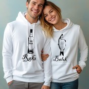 Resim Rakı ve Balık Sevgili Sweatshirt 