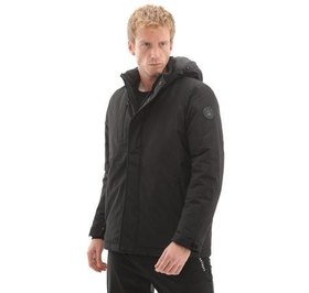 Resim Skechers M Coated Jacket Erkek Mont Siyah 