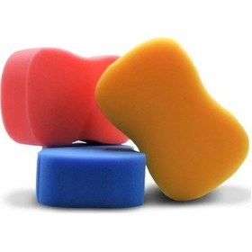 Resim Wilma Secret Oto Yıkama Süngeri - 3'lü Set - Sarı-pembe-mavi 