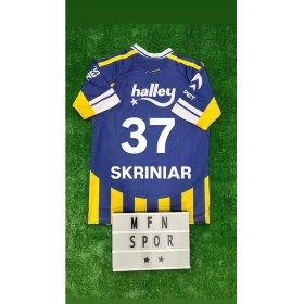 Resim Fe.ner.bah'çe / Skrin.i.a.r Sarı Lacivert Renk Iç Saha 2025/2026 Yeni Sezon Kısa Kol Forma 