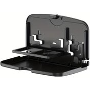 Resim Chuangyinshop Black Araç İçi Katlanır Masa Yemek İçme Laptop Çalışma Masası Taşınabilir Çoğu Araç İçin 