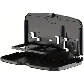 Resim Xuweiwei Black Araç İçi Katlanır Masa Yemek İçme Laptop Çalışma İçin Portatif Çok Amaçlı 