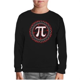 Resim Matematik - Pi 9 Siyah Çocuk Sweatshirt 