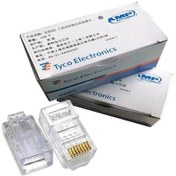Resim Network Konnektör - Rj45 - Amp - Cat. 6 - 100 Adet 