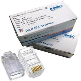 Resim Network Konnektör - Rj45 - Amp - Cat. 6 - 100 Adet 
