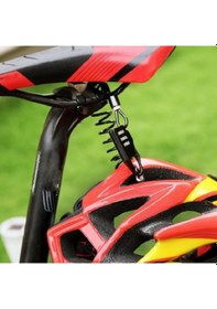 Resim Jokmae Kask Kilidi Dağ Bisikleti Tel Kilidi Emniyet Kilidi Bisiklet Motosiklet Elektrikli Bisiklet Taşınabilir Şifre Çelik Kablo Kilidi Çok Renkli 