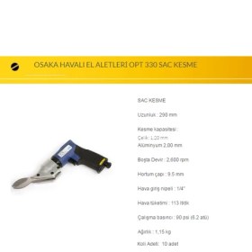 Resim Osaka Opt 330 Sac Kesme 