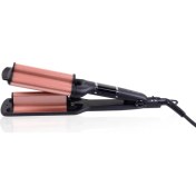 Resim Trina Bronz Wag Saç Maşası – Derin Dalga Efekti, Seramik Kaplama, Ayarlanabilir Isı, Profesyonel Saç Şekillendirme 