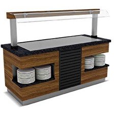 Resim Empero SML.P.SSU.01 Sümela Paslanmaz Soğuk Servis Ünitesi Nefeslikli 100x90x90/155 CM 