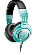 Resim Hepta Collection Audio-Technica ATH-M50xIB Kablolu Kulaklık, Sınırlı Üretim Buz Mavisi 