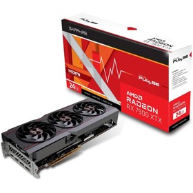 Resim SAPPHIRE Radeon RX7900XTX Pulse 24GB GDDR6 384Bit HDMI/DP Ekran Kartı 