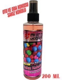 Resim AutoDeepen Sprey Sakız Kokulu 200 ml Oto Koku Araç Koku Ve Oda Koku Araba Kokusu Sakız 