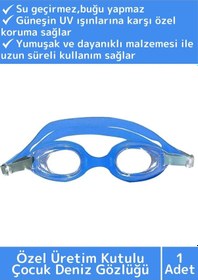 Resim Özel Ayarlanabilir Kayışlı Su Geçirmez Uv Koruma Silikon Plastik Antifog Kutulu Çocuk Deniz Gözlüğü Çok Renkli 