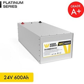 Resim WERER ENERGY 24V 600Ah LiFePO4 Platinum Series Bluetooth'lu Lityum Demir Fosfat Akü 