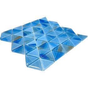 Resim MozaiKristaL Havuz, Banyo ve Tüm yüzeyler için 48x48 mm Üçgen Kristal Mozaik ( 1 Kutu = 1 m2 Fiyatıdır ) 