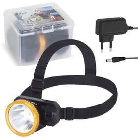 Resim Watton Wt-700 Şarjlı I Baret Kafa Lambası Siyah 