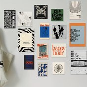 Resim 15 Sayfa Retro Film Afişi Sanat Kartları - Küçük İşletmelerin Vintage Duvar Dekoru, Klasik Film Sahneyle Benzersiz Hediye Kartları, Teşekkür Notları ve Doğum Günü Hediyeleri için İdeal, Film Tiyatrosu Dekoru 