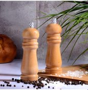 Resim Ahşap Öğütücü - Tuz Karabiber Öğütücüsü Küçük 15,5 Cm Tekli 