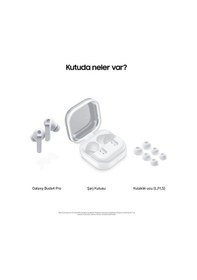 Resim Samsung Galaxy Buds4 Pro (ANC) Bluetooth 6.1 Kulak İçi Kulaklık 