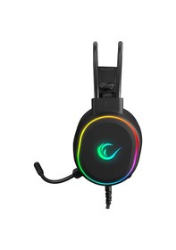 Resim Rampage Kulaklık Rogue Sıyah Usb Rgb Ledlı Gamıng Esnek Mıkrofonlu Oyuncu 