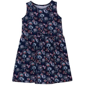 Resim Lovetti Kız Çocuk Momordica Desen Kolsuz Elbise Çok Renkli 